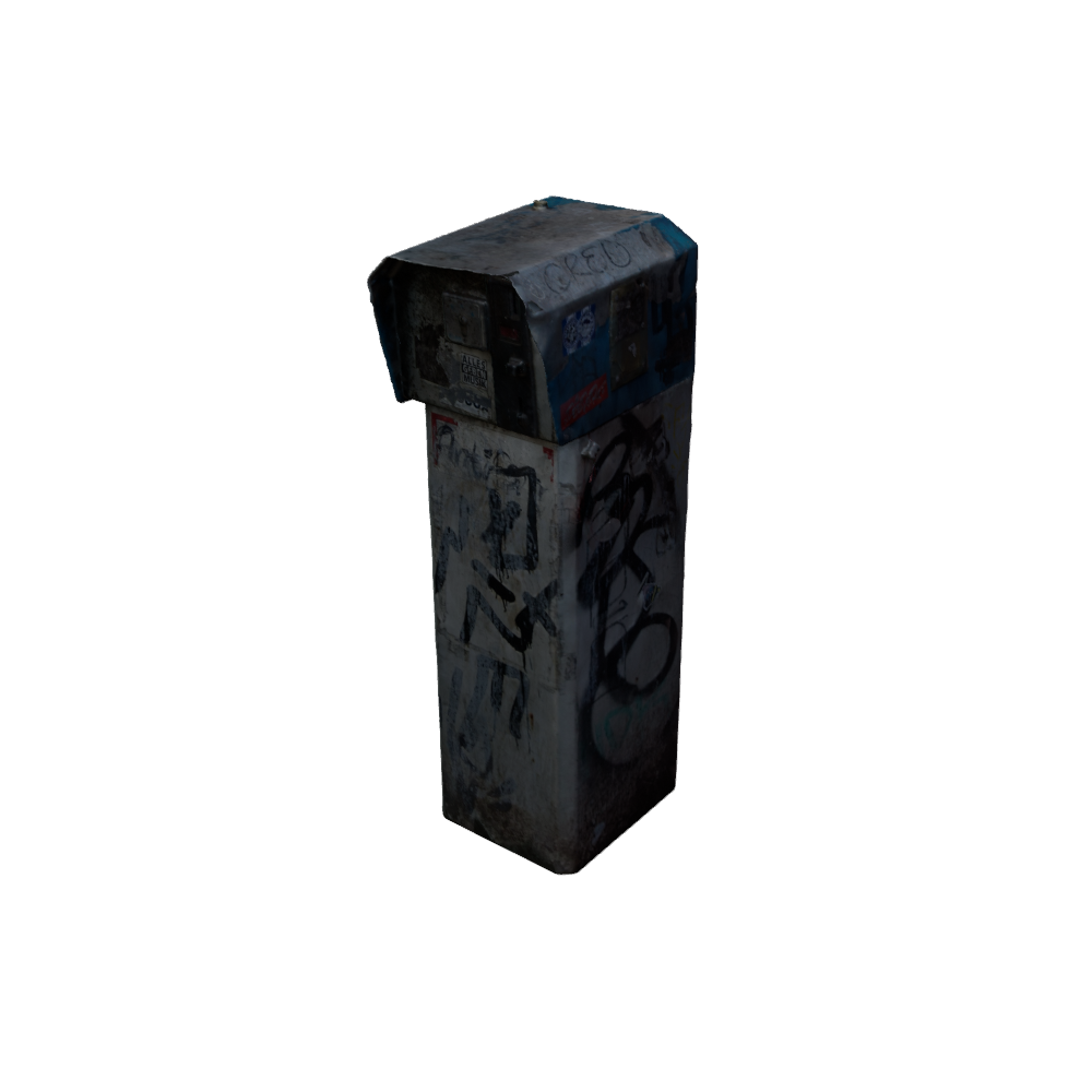 Futuristic Industrial Security Access Gate 3D