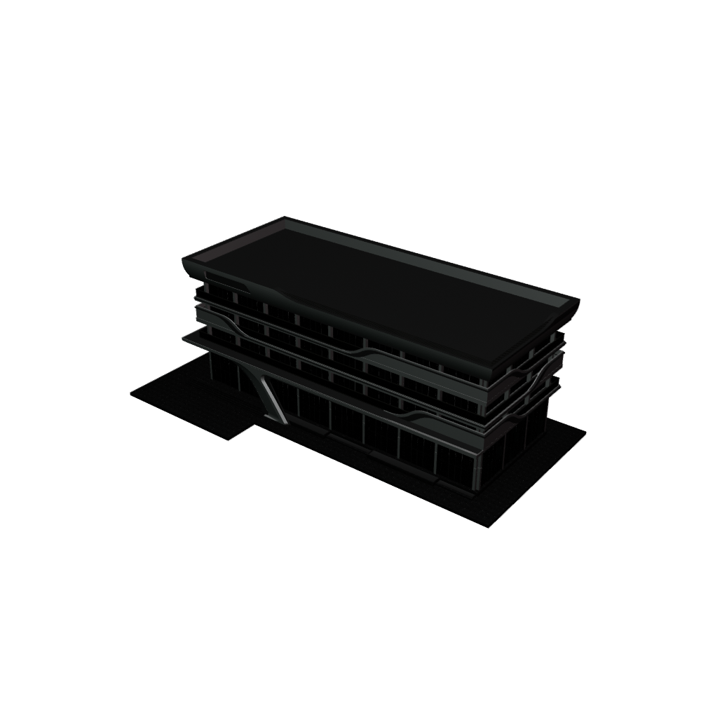 Contemporary Architectural High-Rise 3D Model