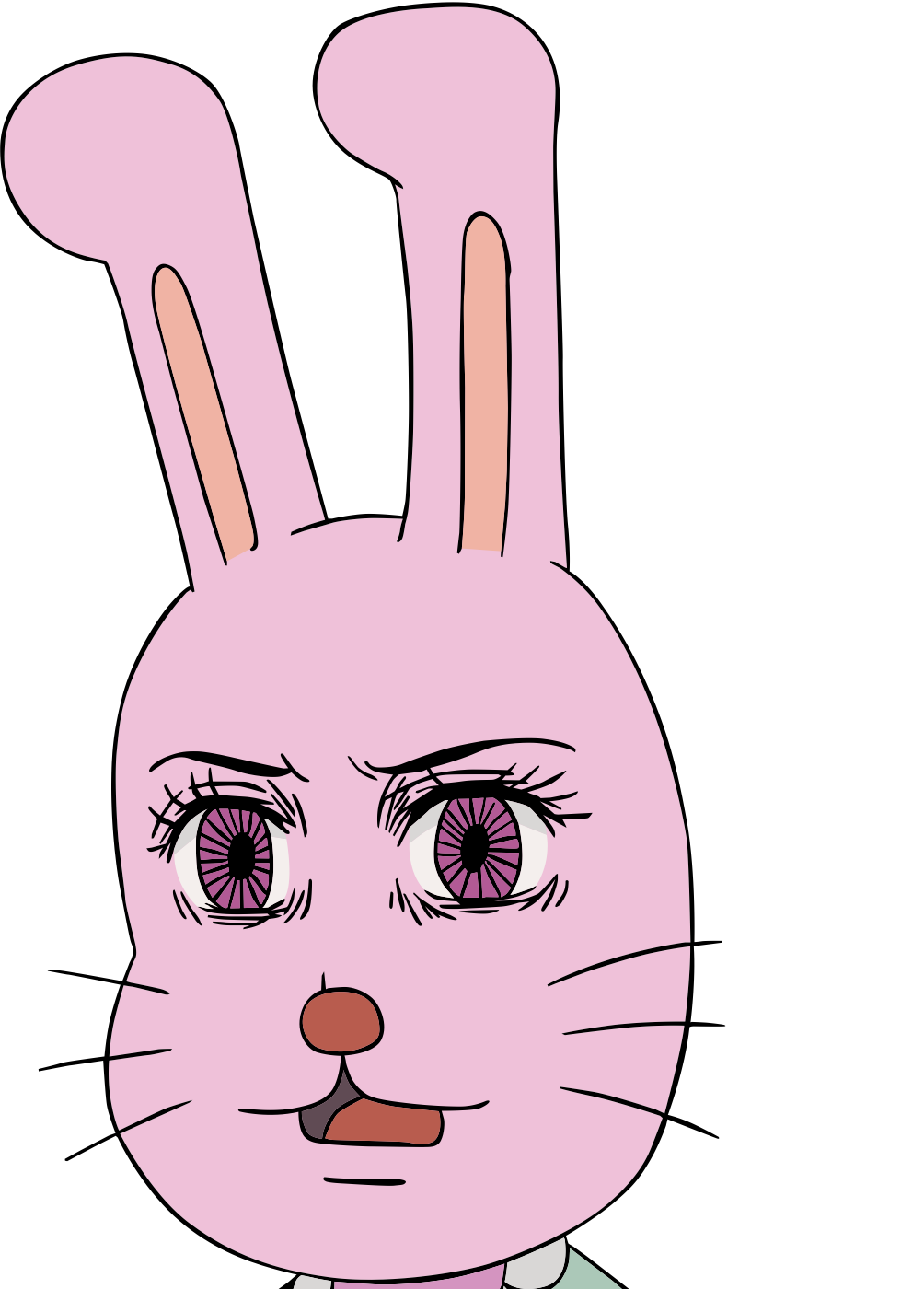 Detective Usami Character Vector Illustration